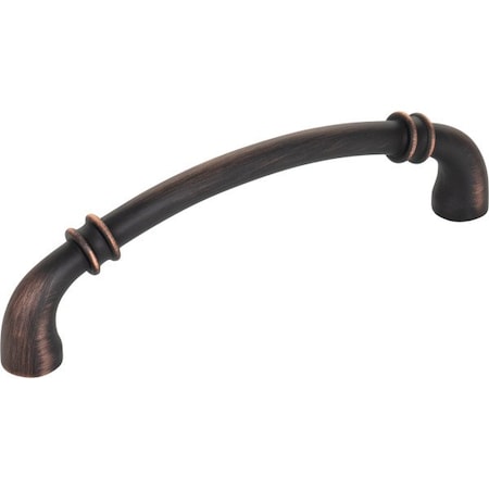 Jeffrey Alexander 128 mm Center-to-Center Brushed Oil Rubbed Bronze Marie Cabinet Pull 445-128DBAC